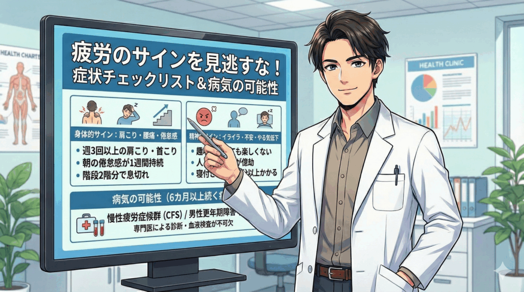 疲労のサインを見逃すな!症状チェックリスト