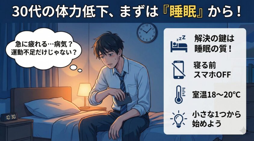 6. よくある質問｜30代の体力低下について