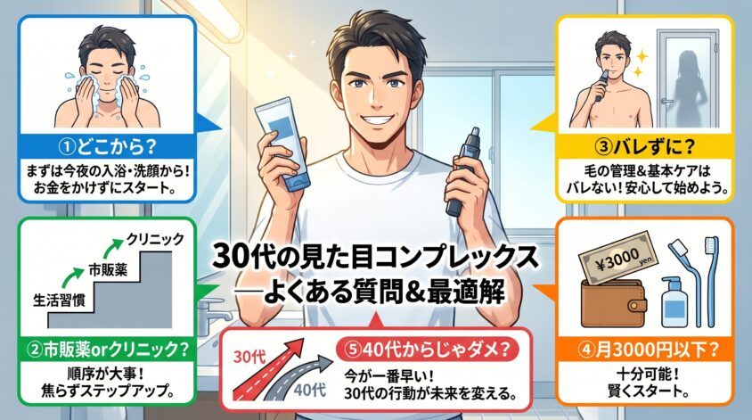 30代の見た目コンプレックス—よくある質問
