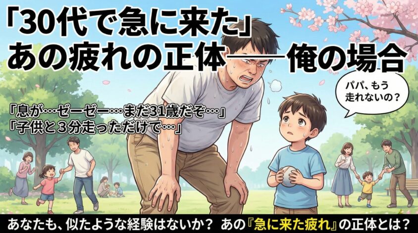 「30代で急に来た」あの疲れの正体――俺の場合