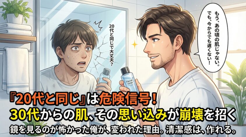 「20代と同じで大丈夫」——その思い込みが、30代の肌を崩壊させる