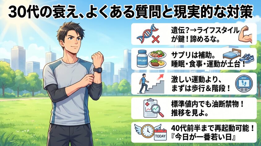 30代の衰えについてよくある質問