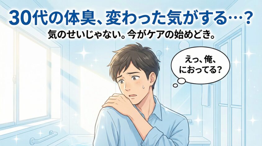 30代の体臭が「変わった気がする」のは気のせいじゃない