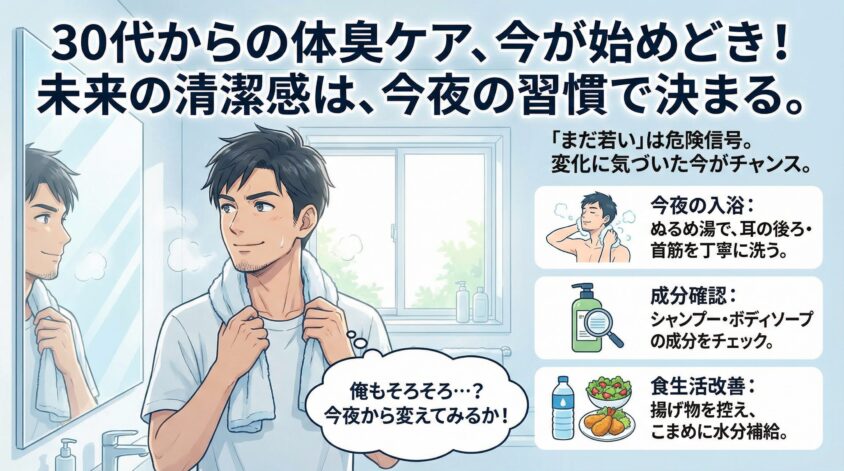 まとめ：30代の今が、においに向き合う最良のタイミング