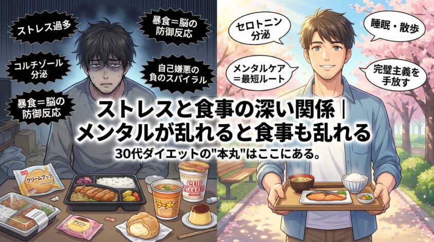 ストレスと食事の深い関係｜メンタルが乱れると食事も乱れる