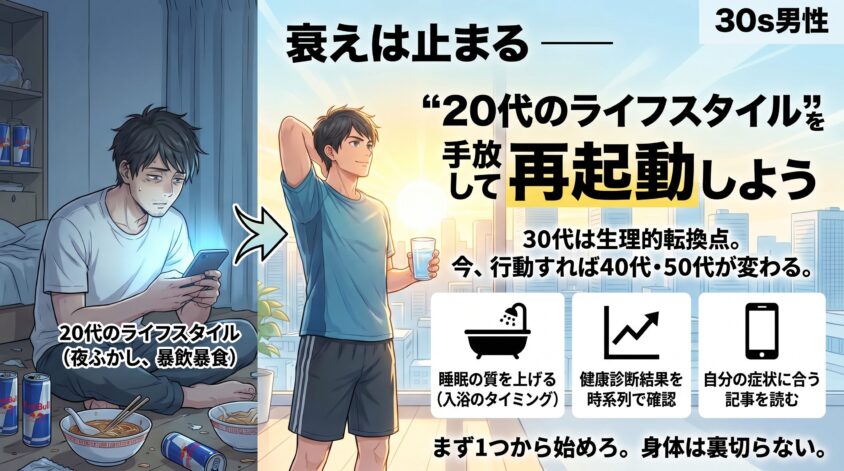 衰えは止まる — "20代のライフスタイル"を手放して再起動しよう