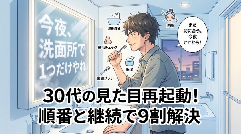 まとめ—今夜、洗面所で1つだけやれ