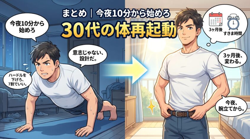 まとめ｜今夜10分から始めろ